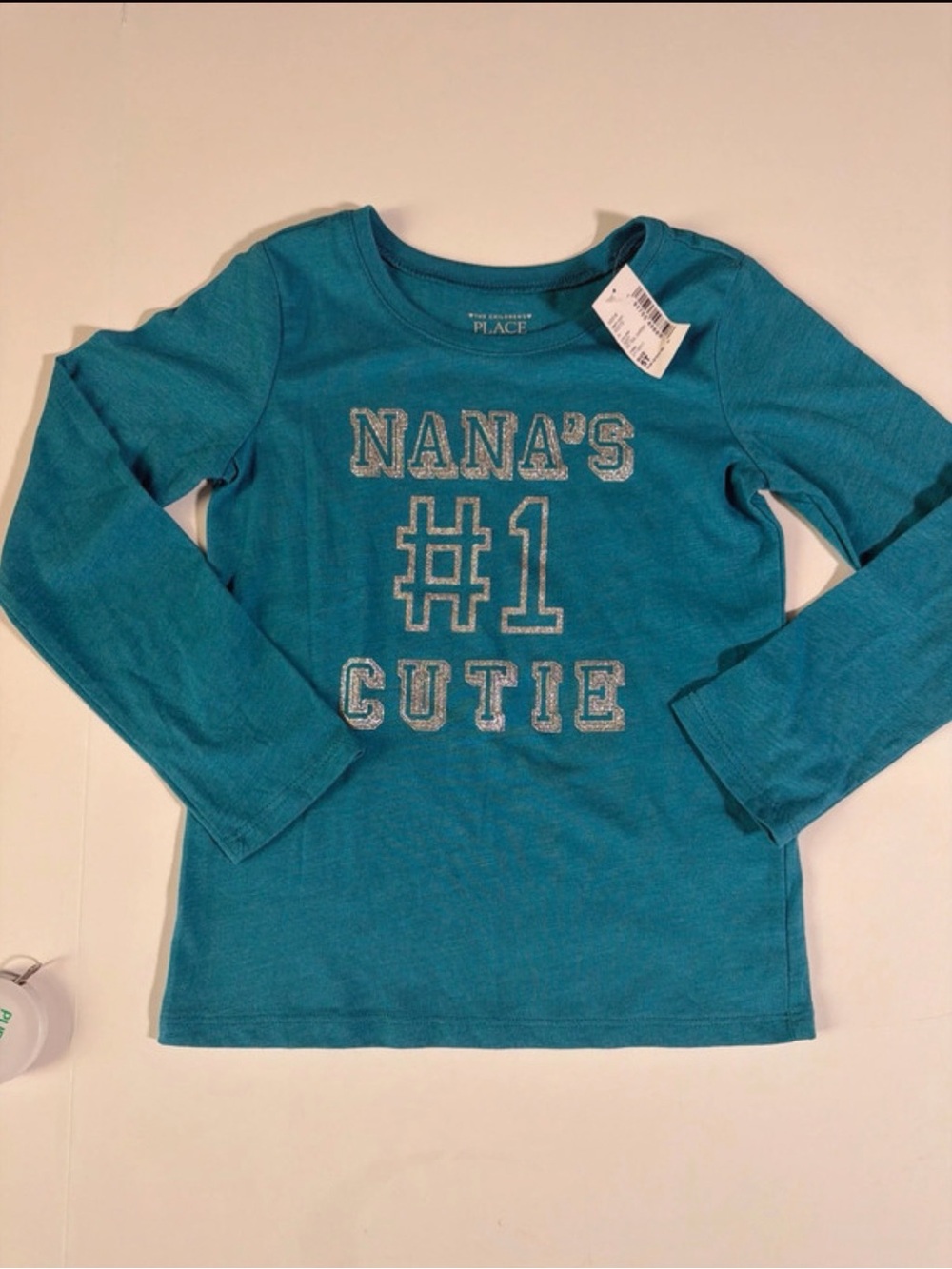 The Children's Place Teal 'Nana's #1 Cutie' Long Sleeve Tee NWT 5T